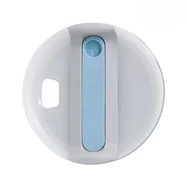 Tapadera de respuesto para vaso de 40 oz, tapa roscable antisalpicaduras para quencher H2.0 flowstate big grip travel quencher adventure, taza termica con empaque (Azul cielo)