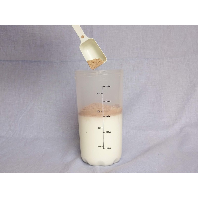 Kokubo Kogyosho KH-074 Protein Shaker Bottle, 16.9 fl oz (500