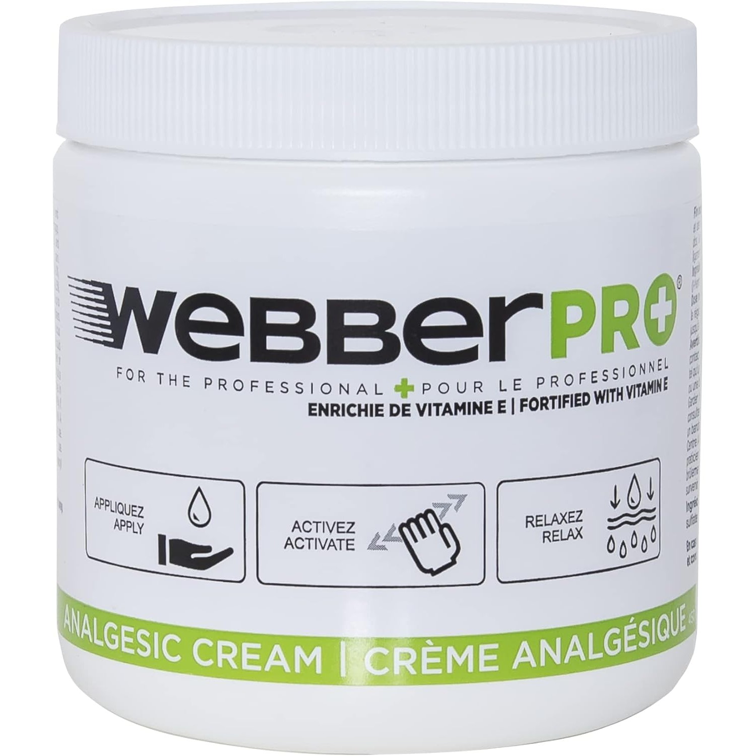 Webber Analgesic Cream with vitamin E, relieves pain, articular pain ...