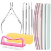 Kit de Manicura Profesional 12 Piezas, Kit de Uñas con