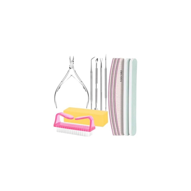 Kit de Manicura Profesional 12 Piezas, Kit de Uñas con
