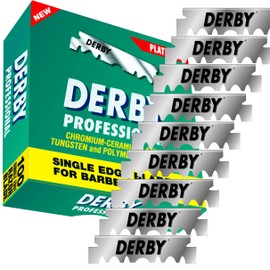 Derby 1000 "Derby Professional" Single Edge Razor Blades for straight razor