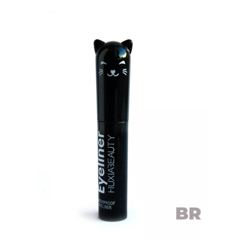 Huxia Beauty Delineador Negro Indeleble Plumon Contra Agua Larga Duración