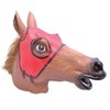 Bristol Novelty BM464 Racing Horse mask, Multicoloured, One Size