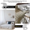 Xujinsongg 4 Pcs Bed Sheet Holder with Lock Strips, Bedsheet