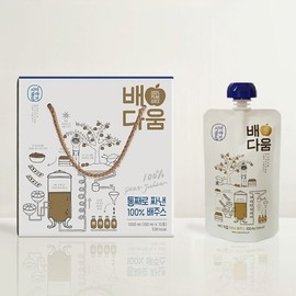 Humanum low -temperature juice juice 100mlx10 pores / 배다움 저온착즙 배즙 100mlx10포
