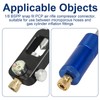 1/8 Inch BSP Quick Release Coupler Universal Adapter Kit, PCP