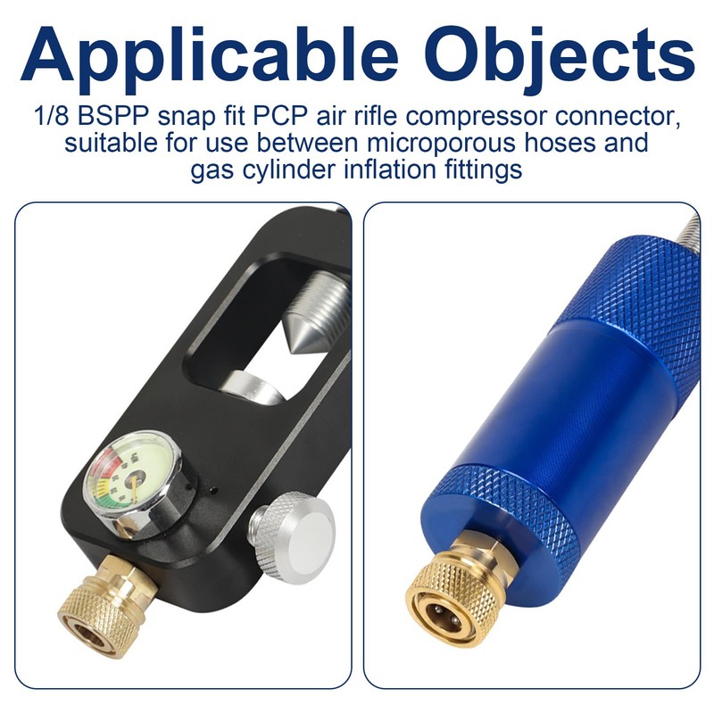 1/8 Inch BSP Quick Release Coupler Universal Adapter Kit, PCP