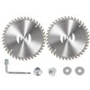 HUAREW 7Pcs 6" 40T Carbide Weed Wacker Blades w/Nut for