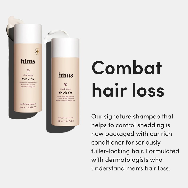 hims Thick Fix Shampoo & Conditioner Set - Saw Palmetto