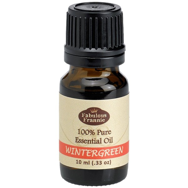 Fabulous Frannie Wintergreen 100% Pure, Undiluted Essential Oil Therapeutic Grade - 10 ml. Great for Aromatherapy!