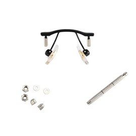 Rimless Glasses Nose Bridge Eyeglass Pads Piece Screw Nut and Screwdriver Accessories