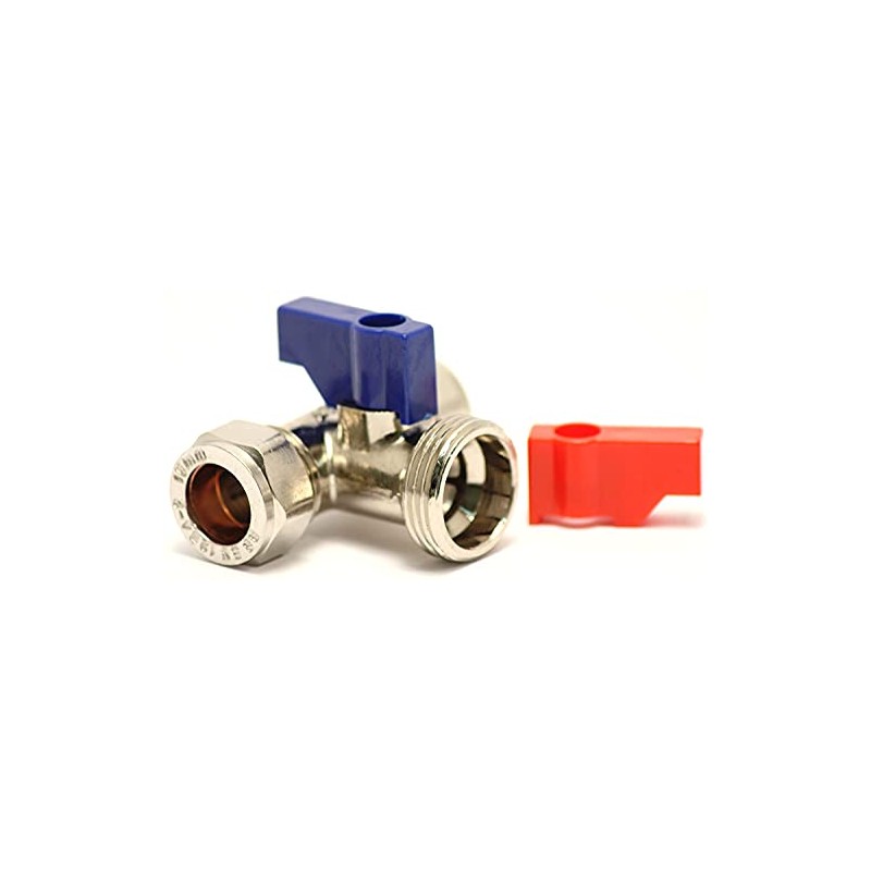 UKDD® Washing Machine, Dishwasher Appliance Valve Tap Tee Handle, 15mm