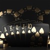 PMLAND Black - Gold Waterproof Playing Poker Cards - Poker