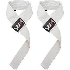 Indestructible 'PURE-WHITE' Standard Original Shihan Weight Lifting Straps Pro Weight Lifting Training Gym Straps Hand Bar Wrist Support Gloves Xtreme Power Quality) Weightlifting/Crossfit/Workout/Gym/Powerlifting/Bodybuilding For Men/Women