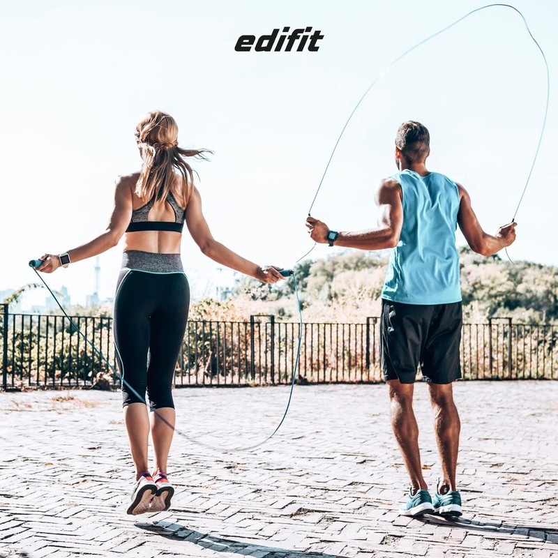 EDIFIT, Skipping Rope, 3 Metres, 165 mm Handle, Adjustable, for