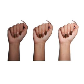 PHILOSHOP | Dutch heiress | Women's I heart you Reusable | Press On Nails | Artificial False nail extension | Application Kit, | Nourish & Restore Removal | Customisable (Almond_S)