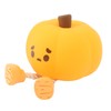 Cute Night Light Tap Control Dimmable Rechargeable Pumpkin Shape Bedside