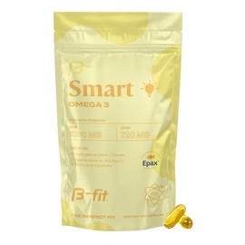 B-FIT B Omega 3 1800mg Ácidos Grasos - 1080 EPA y 720 DHA - 130 Cápsulas - Salmón Noruego y Pescado de Agua Fría - Patente EPAX - Cápsulas Softgel Ino
