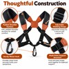 Adjustable Saxophone Shoulder Harness for Instrument Support – Double Shoulder