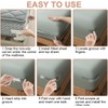 XUDUOO 4PCS Bed Sheet Holder with Lock Strips, Heavy Duty