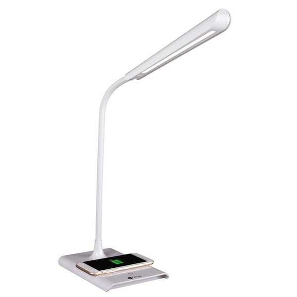 OttLite Power-Up LED Desk Lamp with Wireless Charging- Great for