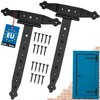 KOTARBAU® Set of 2 Cross Hinges Black 300 mm Shutter