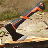 ZUZUAN Chopping Axe，10”Camping Outdoor Hatchet for Wood Splitting and Kindling,