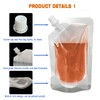 12Pcs Drinks Flasks - Juice & Food Grade Plastic Flasks,