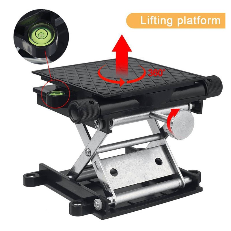 Lifting Platform 360° Rotatable Laboratory Lift Stand Table for Woodworking