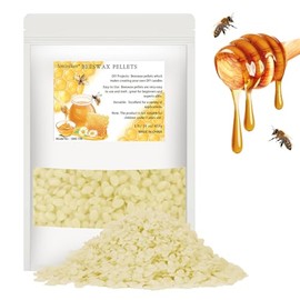 1LB Beeswax Pellets Beeswax for Candle Making Organic Beeswax Pellets for Skin Beeswax Beads Beeswax Bulk Beeswax for Lotion Making Organic for DIY and Craft Project
