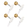 4PCS Fishing Glow Sticks with 4pcs Bells High Visibility Color