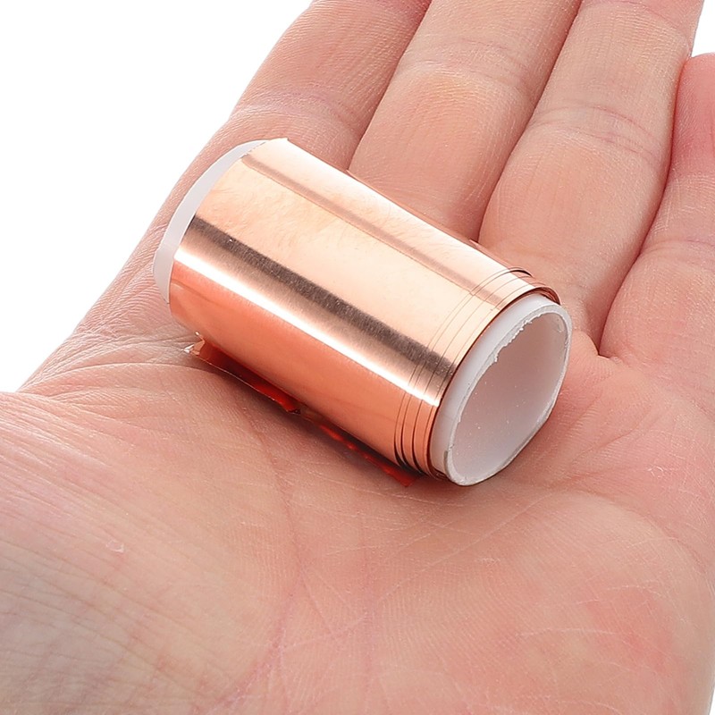 Mobestech 1roll Copper Foil Sheet Roll Thickness Versatile for Electrical