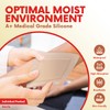 HEALQU Silicone Foam Dressing with Border 2x2 inch, Box of