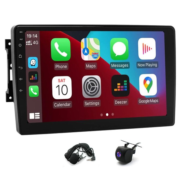 Slakerbe Car Stereo Radio Fit for Pa*tri*ot 2009-2014,Co*m*Pass 2009-2014,2GB+32GB Wireless