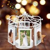 Rotating Photo Display Frame Multifunctional Removable Stable Metal Desktop Photo