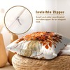 Uynfident Fall Leaves Throw Pillow Cover 18x18inch 2 Packs Autumn