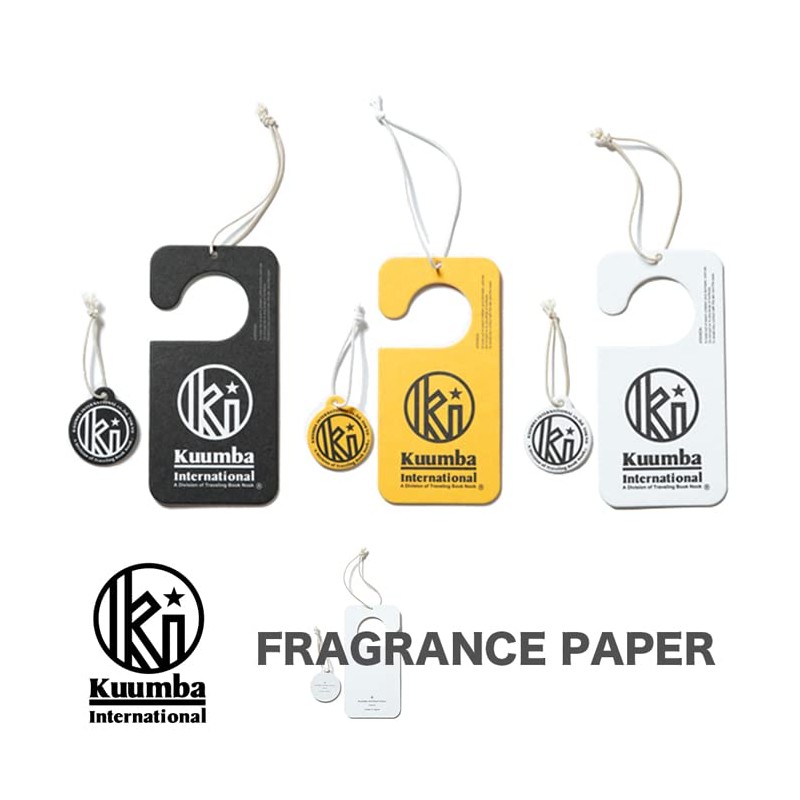 クンバ フレグランスペーパー エアフレッシュナー Kuumba (ホワイト/SWEET RAIN)