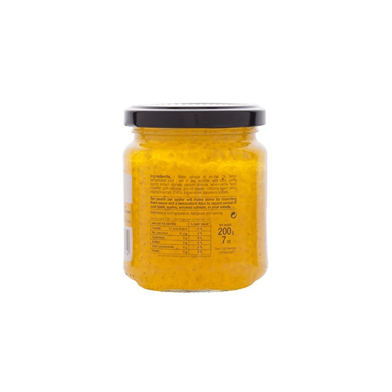 Christine Le Tennier Lemon & Pepper Flavor Pearls, 7oz Jar