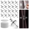 Dijedev 20 Pairs Curtain Magnets Closure Clips