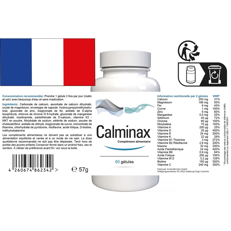 Calminax - 60 capsules