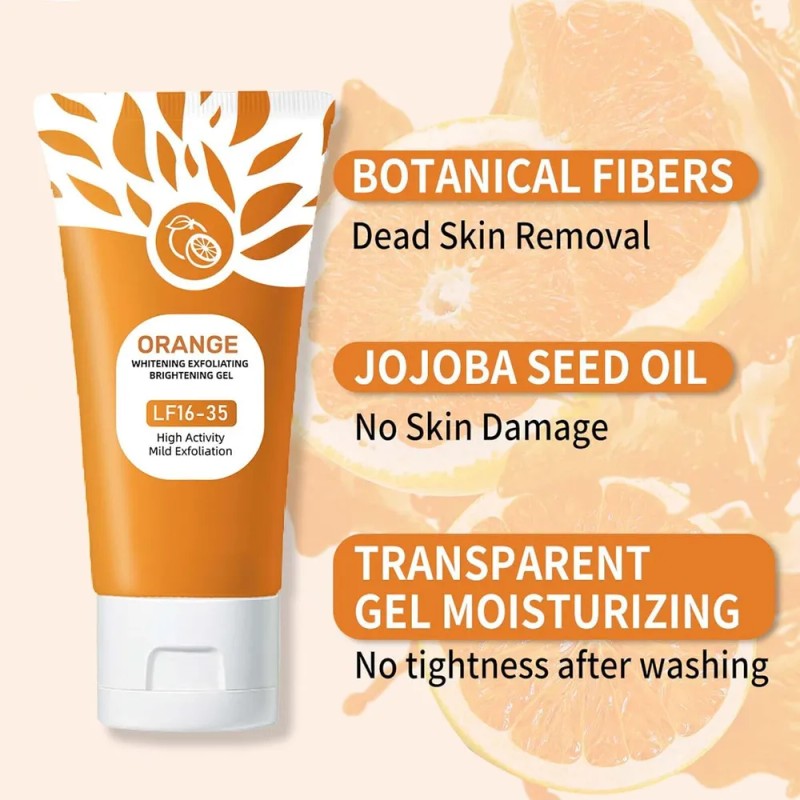 Gel Exfoliante Facial Y Corporal Con Enzimas De Naranja (2