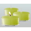 Olive Oil Tea Light Candles - 40 Pack - Clear