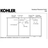 KOHLER K-99688-HF1 Jute Bar Pull in Polished Chrome