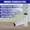 sourcing map 1Pcs 2-Way Straight Pipe Fitting Connector, Fit 1