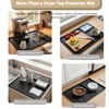 Nyoria Dryer Top Protector Mat with Lint Trap Hole Cut