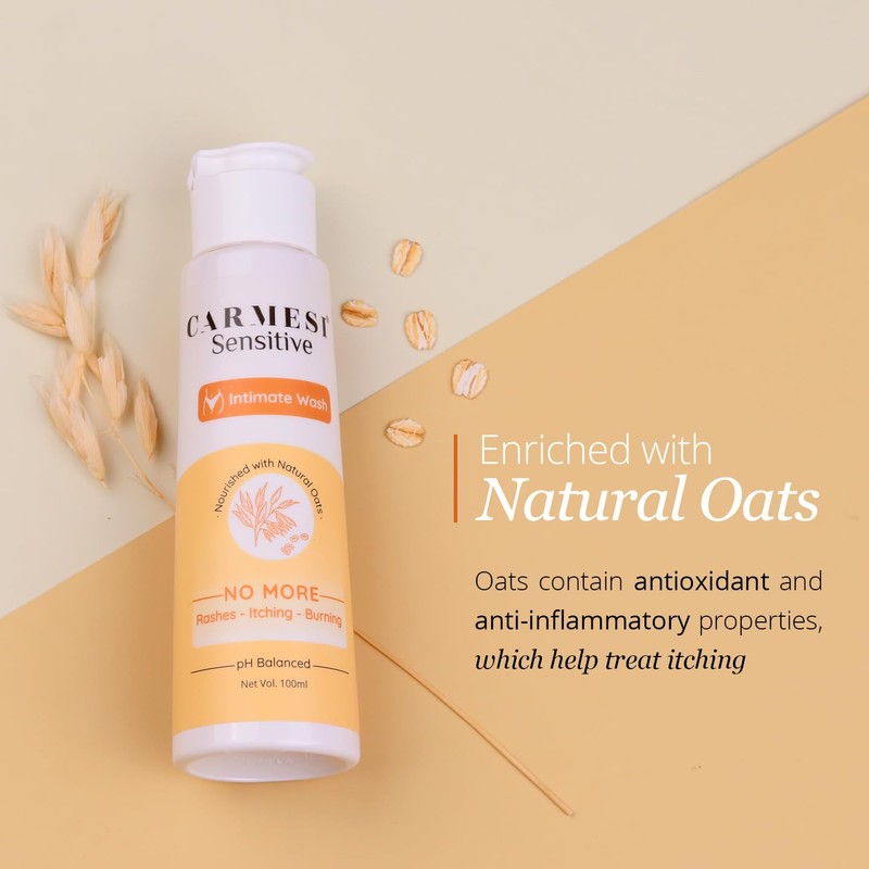 Carmesi Sensitive Intimate Wash | Enriched with Natural Oats |