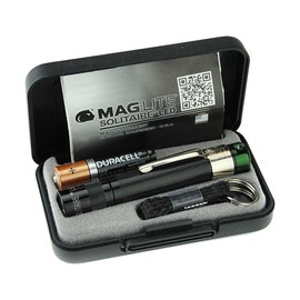 Maglite, Solitaire Spectrum Series LED Flashlight, AAA, Black Body, Green LED Light