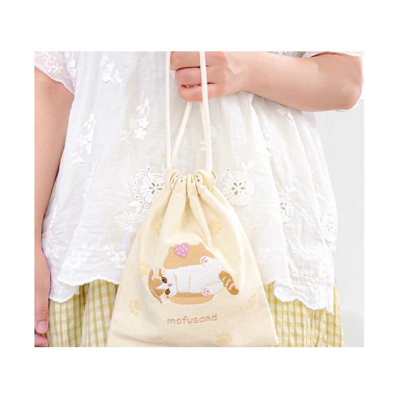 mofusand Drawstring Flocked Shark Nyan