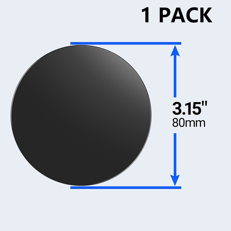 TORRAS Adhesive Sticky Pad Mounting Disk for Car Dashboard, Suction